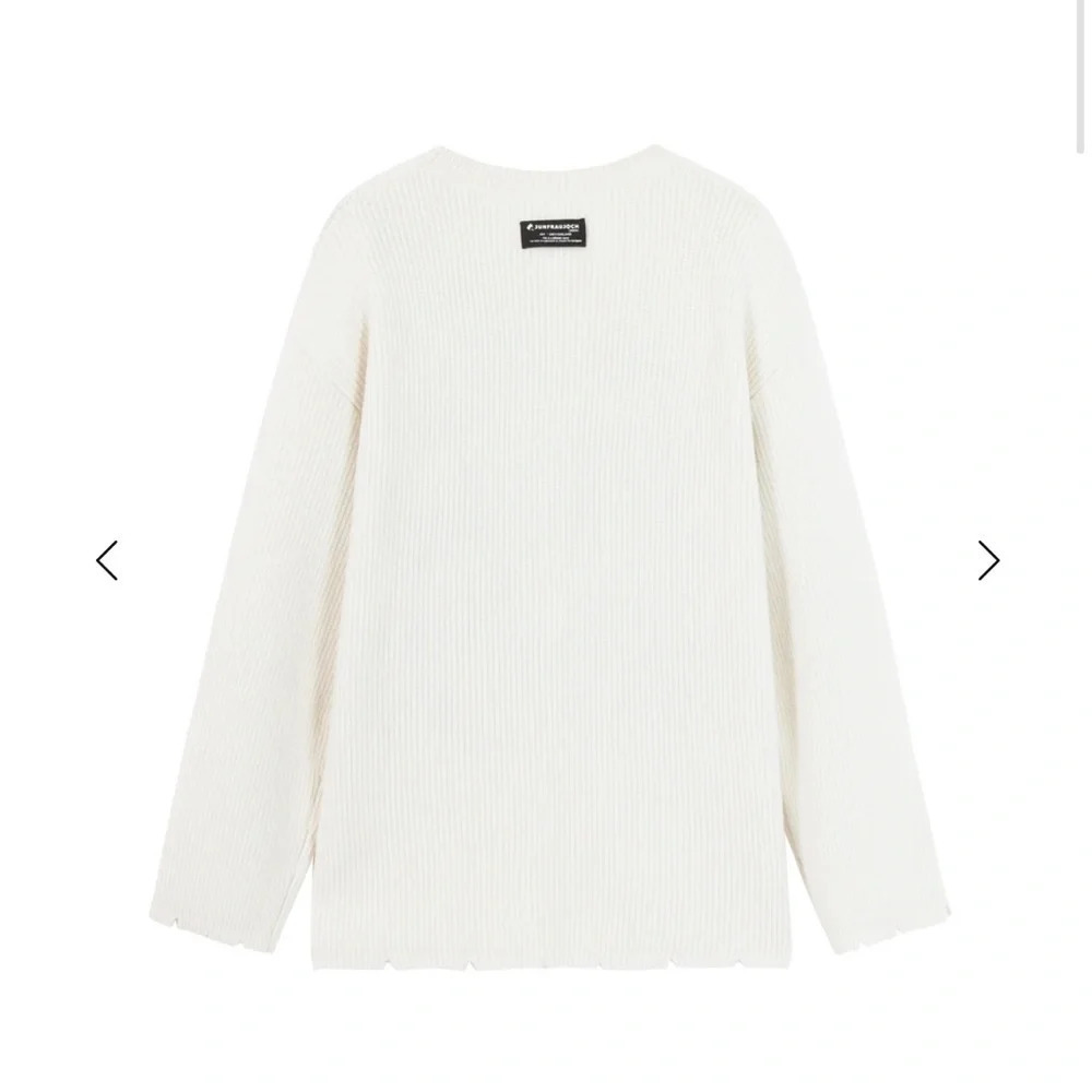 Urlazh Yak Wool Blend Chew Neck White Sweater Size Large Nwot — image 3 of 5